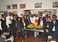 Demonstration on how to make the Spanish Paella